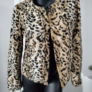 Faux fur coat